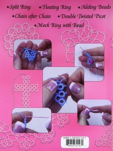Handy Hands Tatting Book  Pink - Image 2